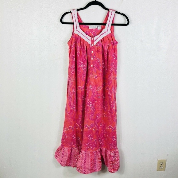 Soft Surroundings Other - Soft Surroundings Size Small Floral Nightgown Pink